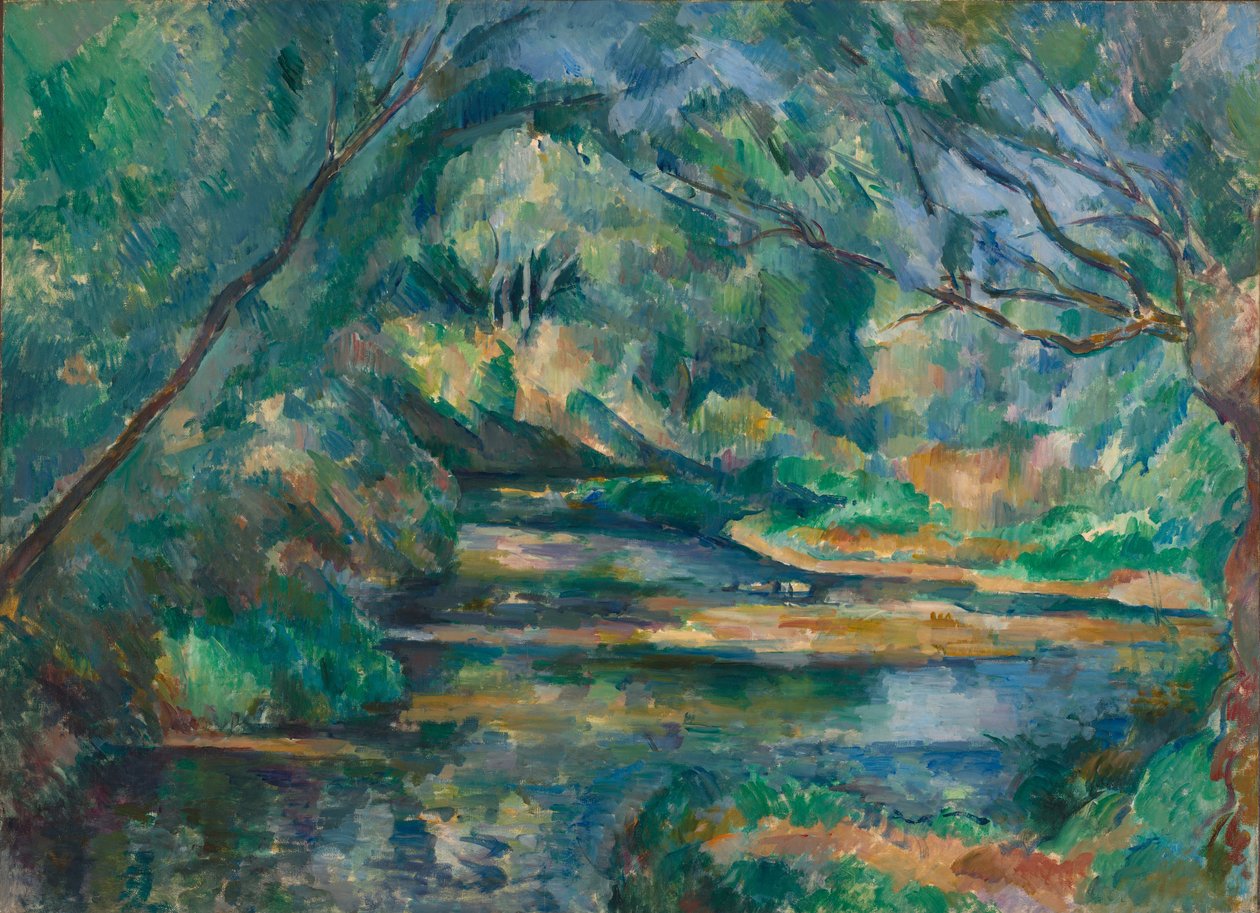 Potok, kolem 1895-1900 od Paul Cézanne