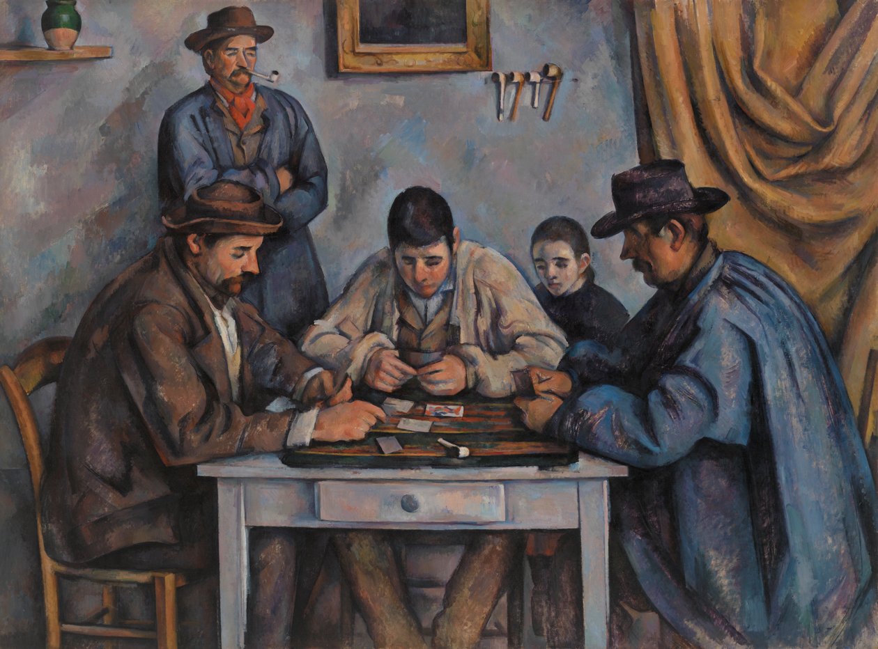 Hráči karet od Paul Cézanne