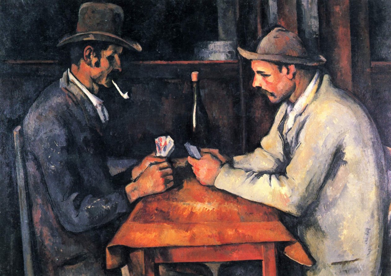 Hráči karet od Paul Cézanne