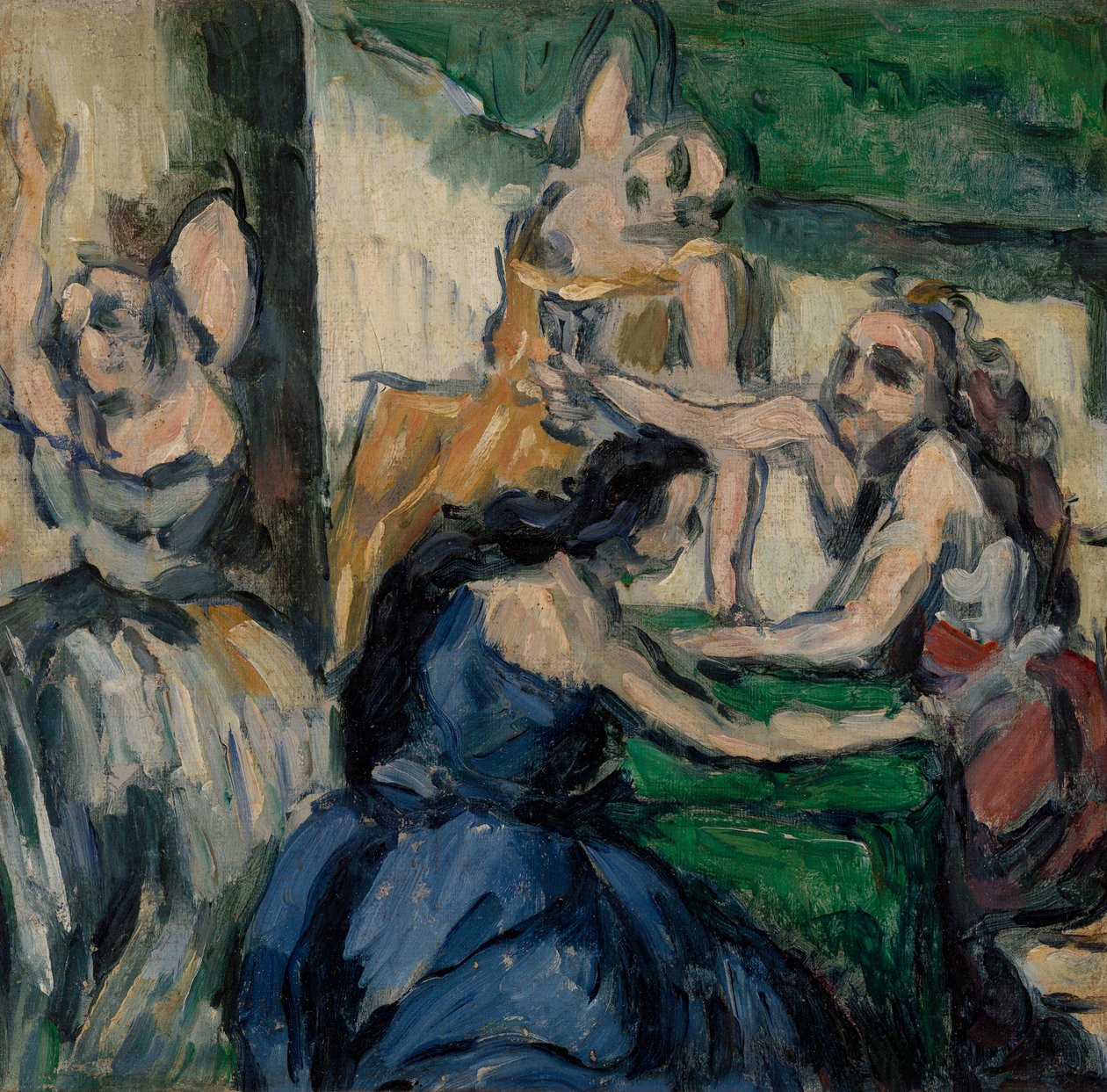 Kurtizány od Paul Cézanne