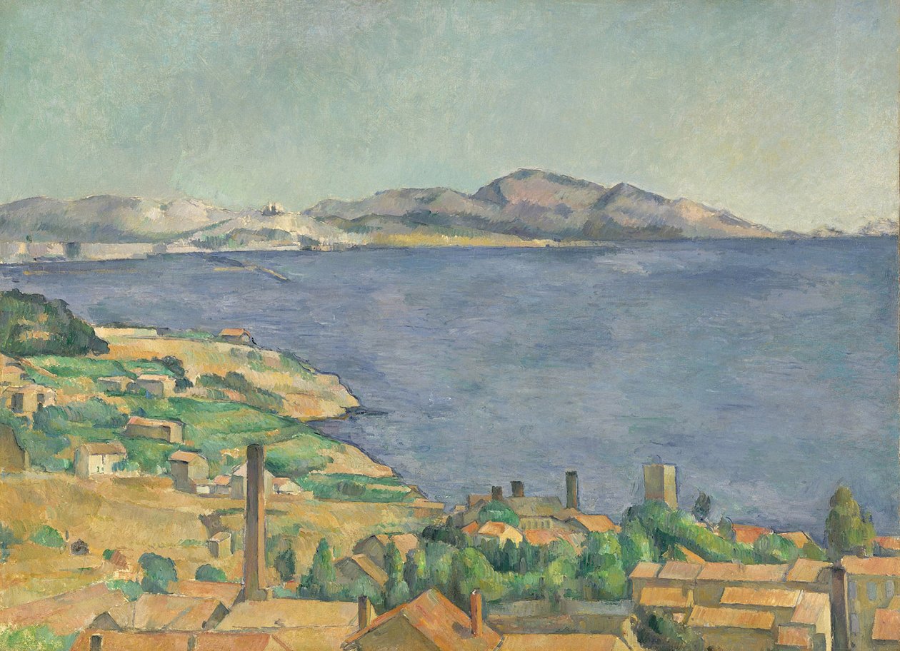 Marseillský záliv při pohledu z LEstaque, kolem roku 1885 od Paul Cézanne