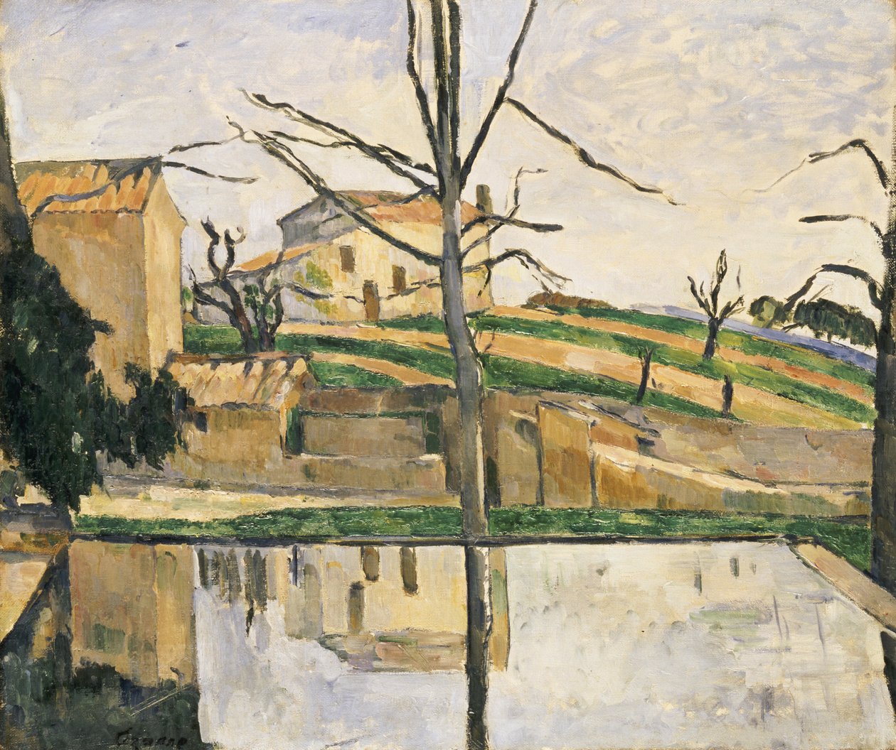 Bazén v Jas de Bouffan, kolem roku 1878 od Paul Cézanne