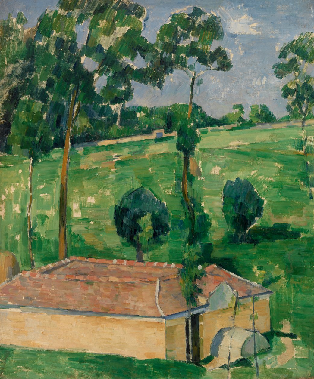 The Spring House (The Water Pipe) od Paul Cézanne