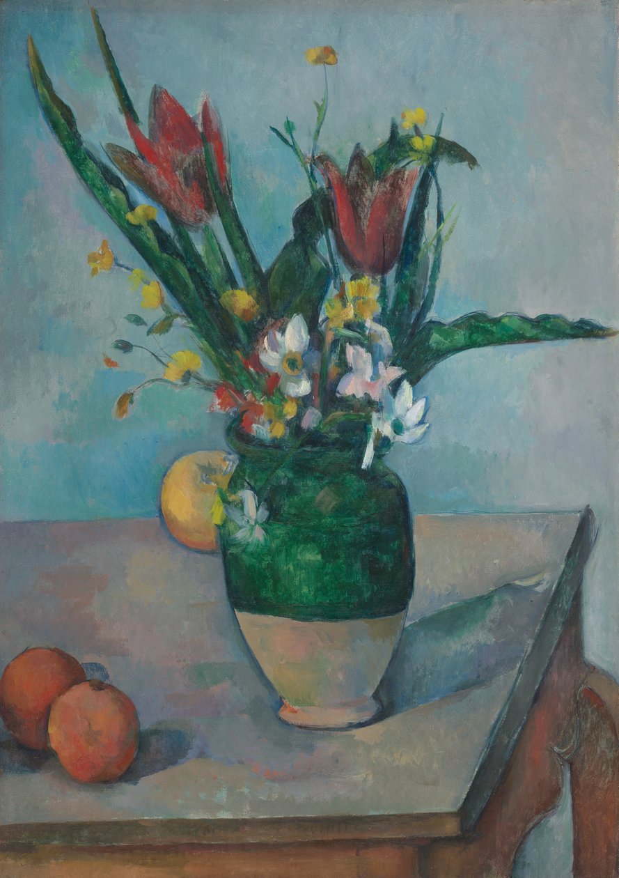 Váza s tulipány od Paul Cézanne