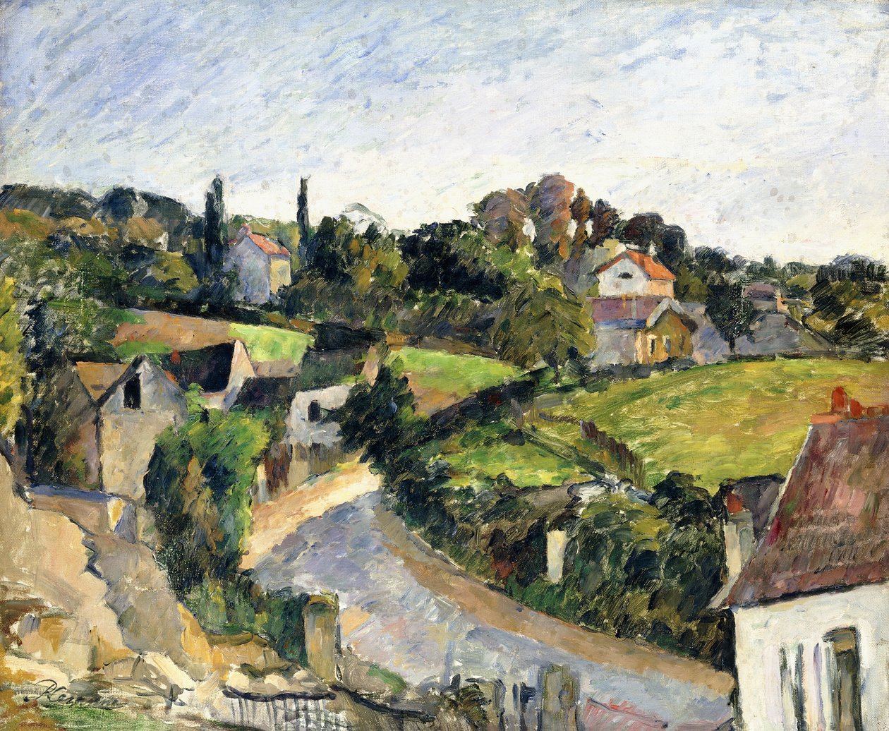 Klikatá cesta, kolem roku 1877 od Paul Cézanne