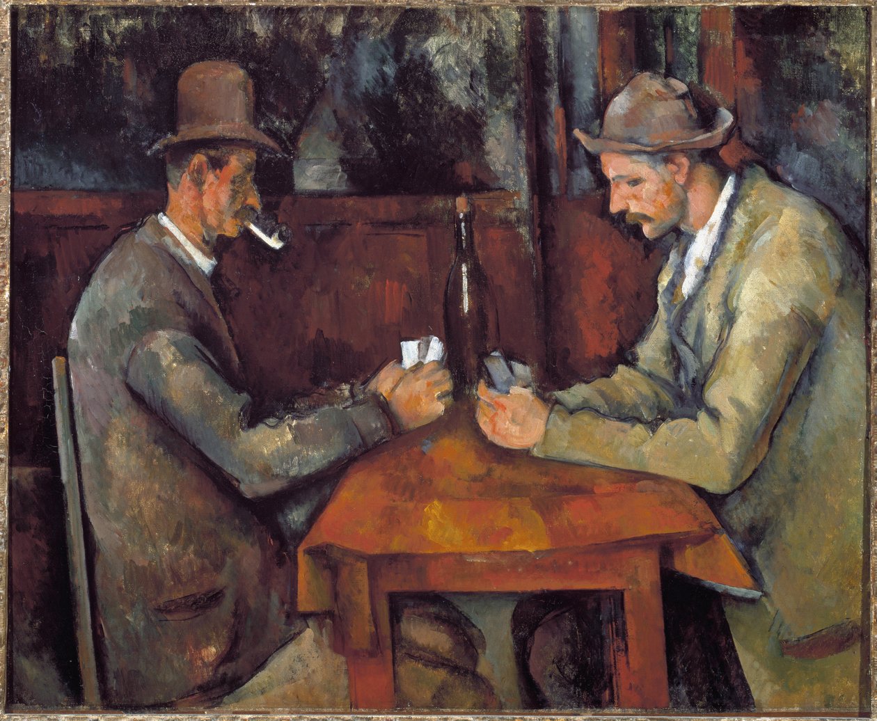 Hráči s kartami od Paul Cézanne