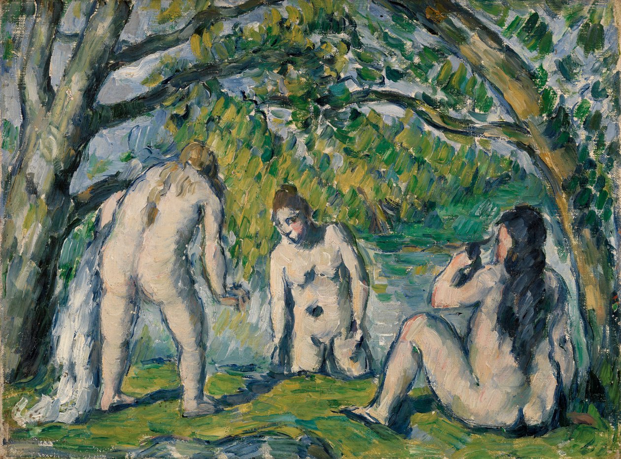 Tři lazebníci od Paul Cézanne