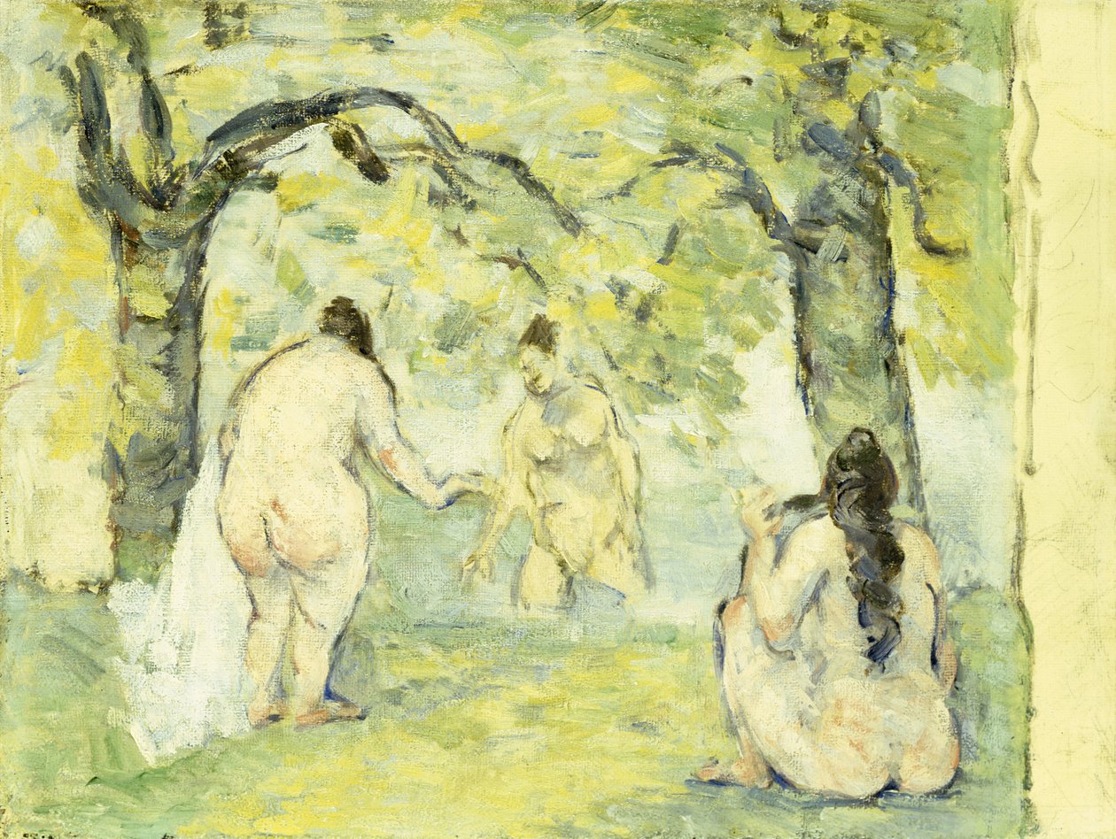 Tři lazebníci, 1875-77 od Paul Cézanne