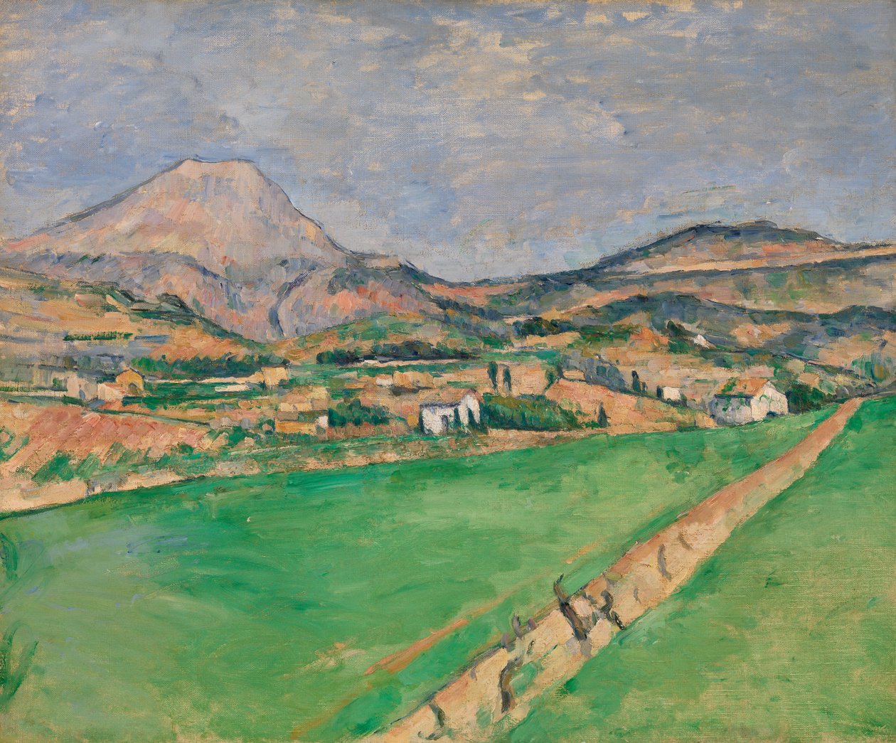 Směrem k Mont Sainte-Victoire od Paul Cézanne