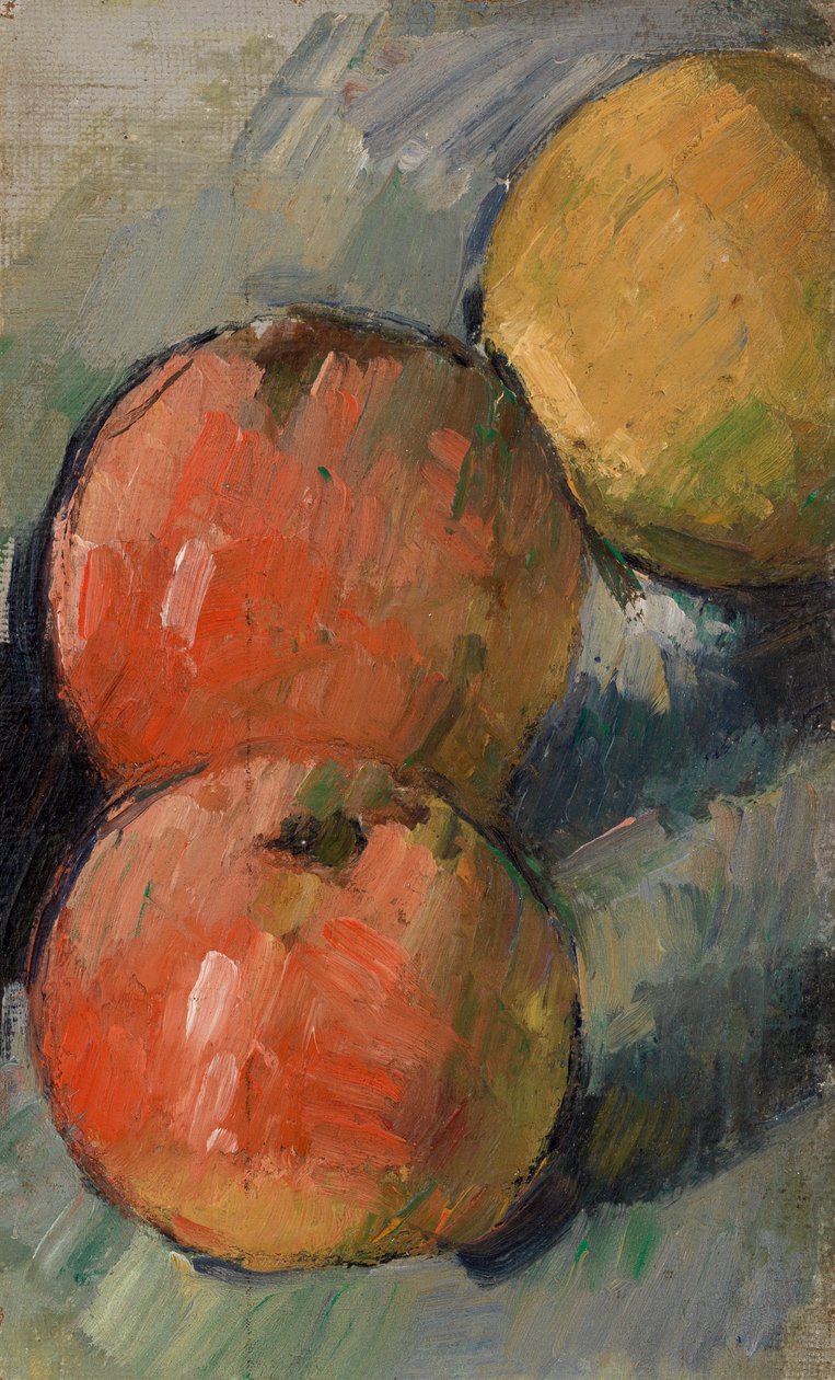 Dvě a půl jablka od Paul Cézanne