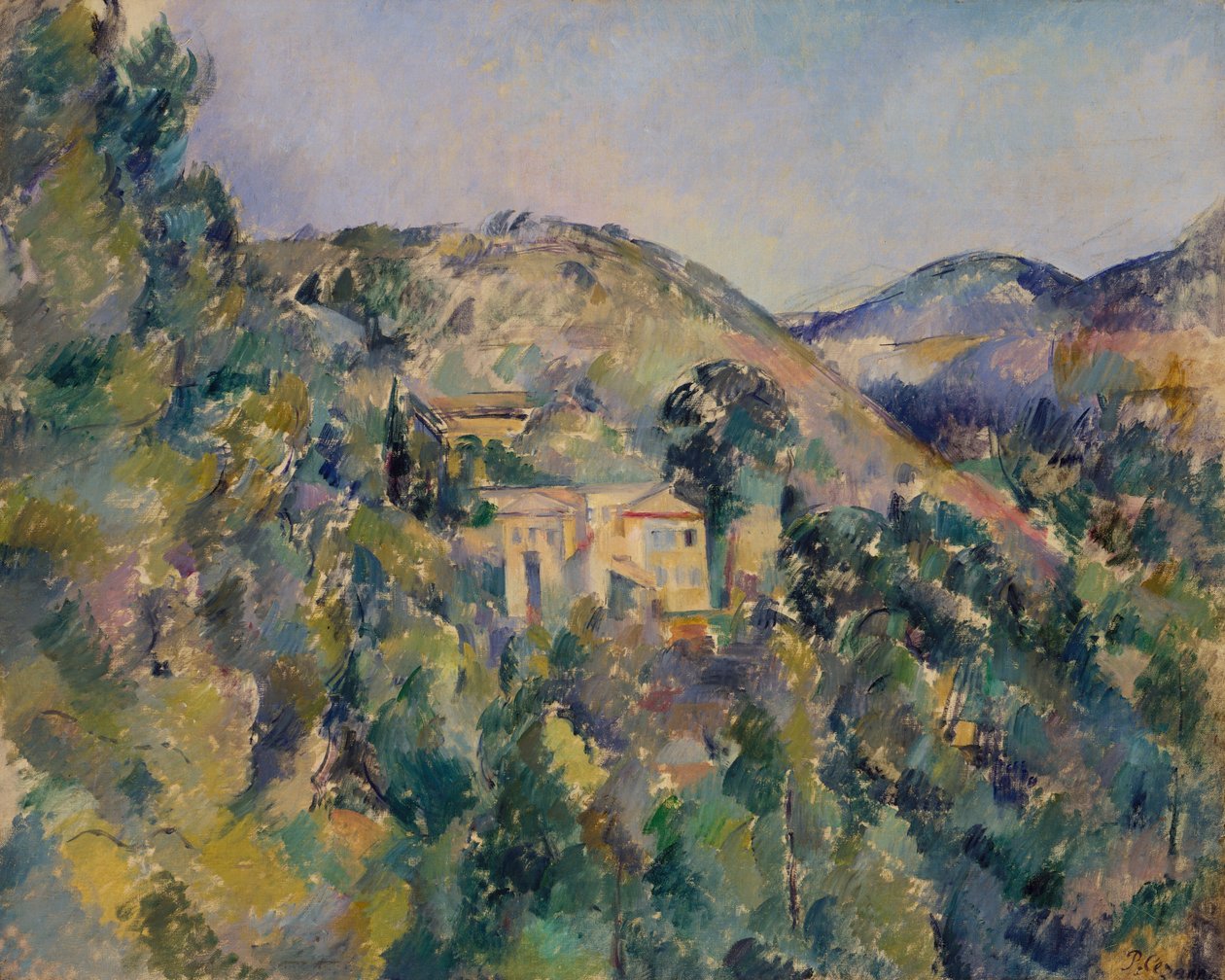 Pohled na Domaine Saint-Joseph, pozdní 1880. od Paul Cézanne