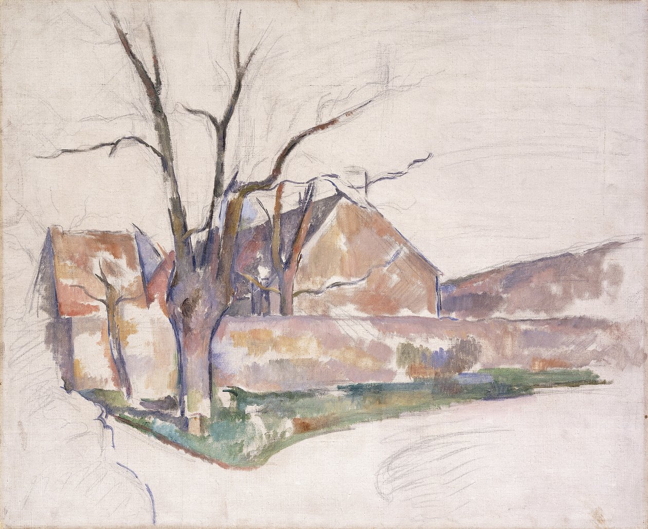 Zimní krajina, kolem roku 1885 od Paul Cézanne