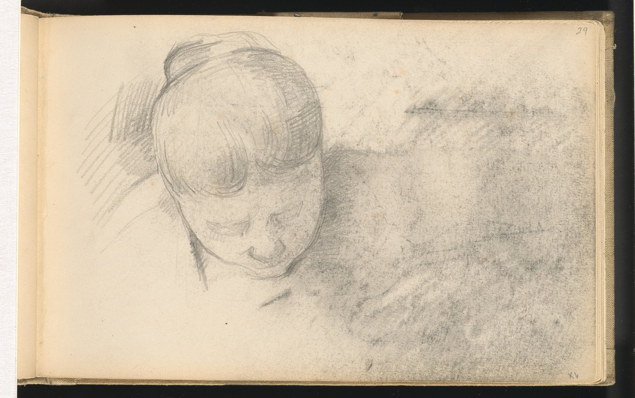 Žena nakloněná vpřed, 18901894. od Paul Cézanne