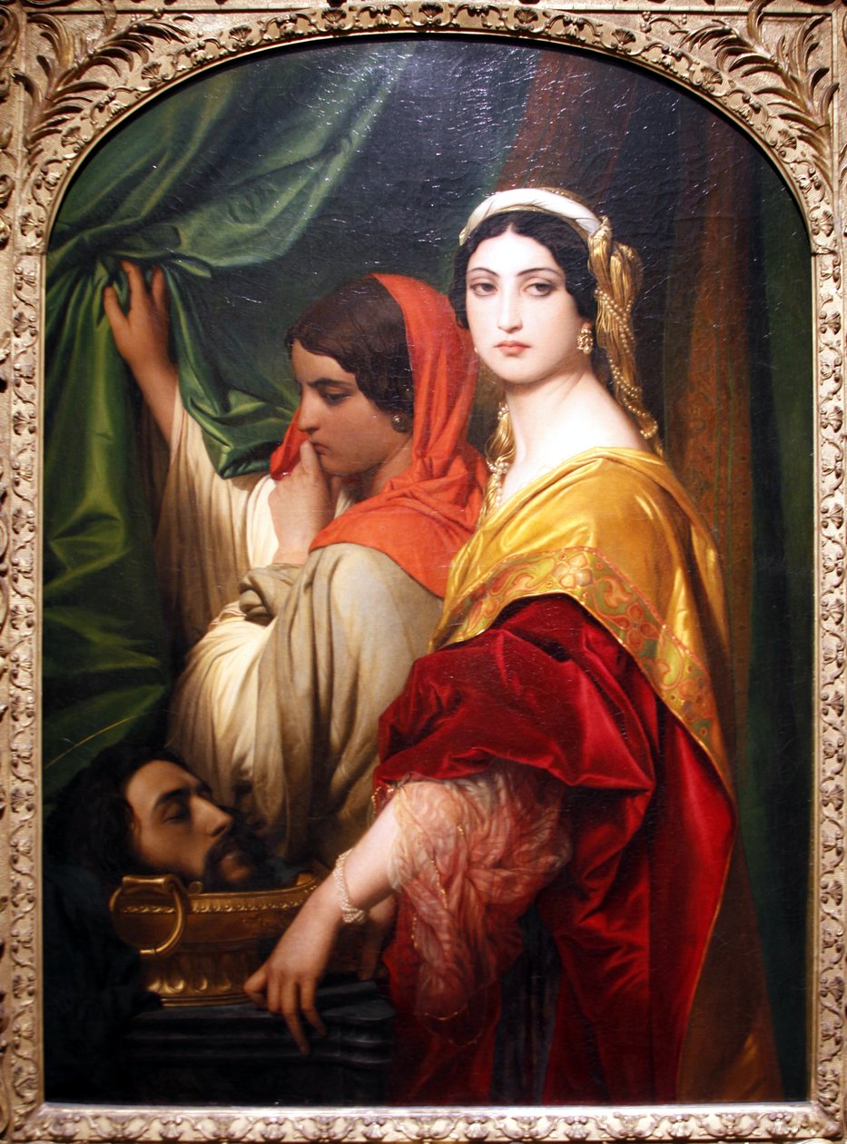 Herodias s hlavou svatého Jana Křtitele - Paul Delaroche od Paul Delaroche