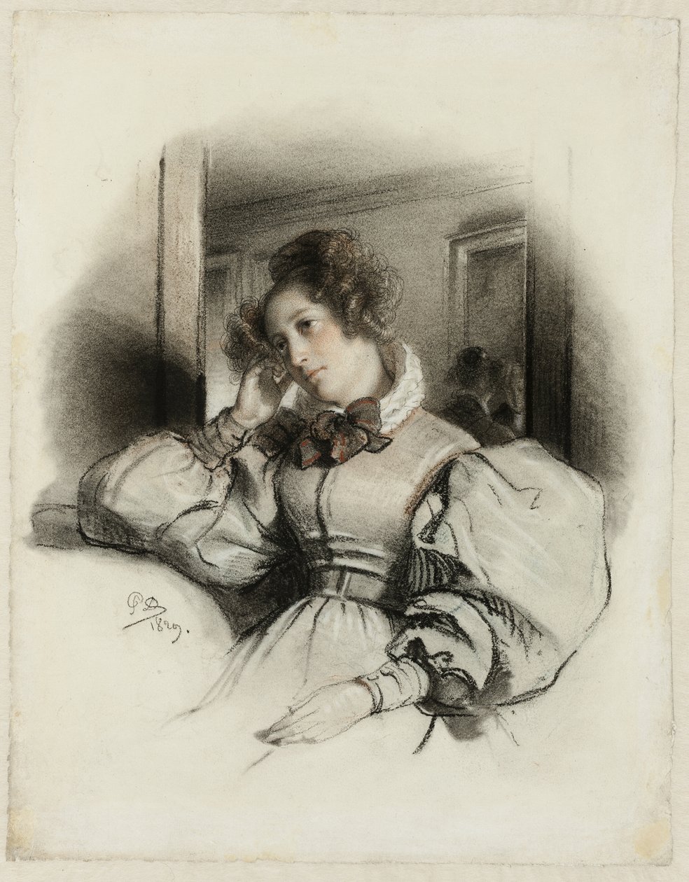 Portrét paní E.D. od Paul Delaroche