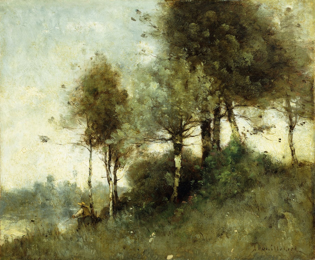 Rybář; La Pecheur, od Paul Desire Trouillebert