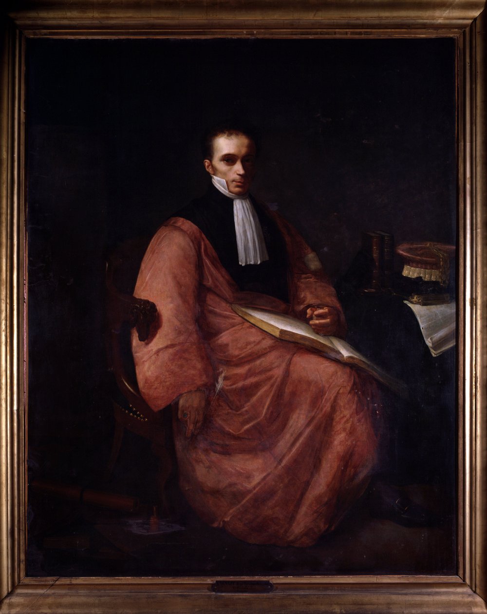 Rene Theophile Hyacinte Laennec (1781-1826), francouzský lékař po Dubois od Paul Dubois