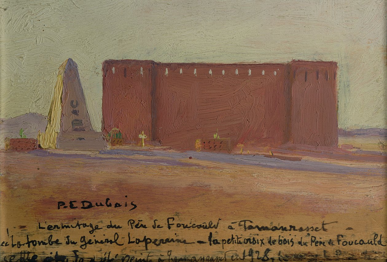 Ermitáž otce Charlese Eugena de Foucauld (1858-1916) v Tamanrasset od Paul Elie Dubois
