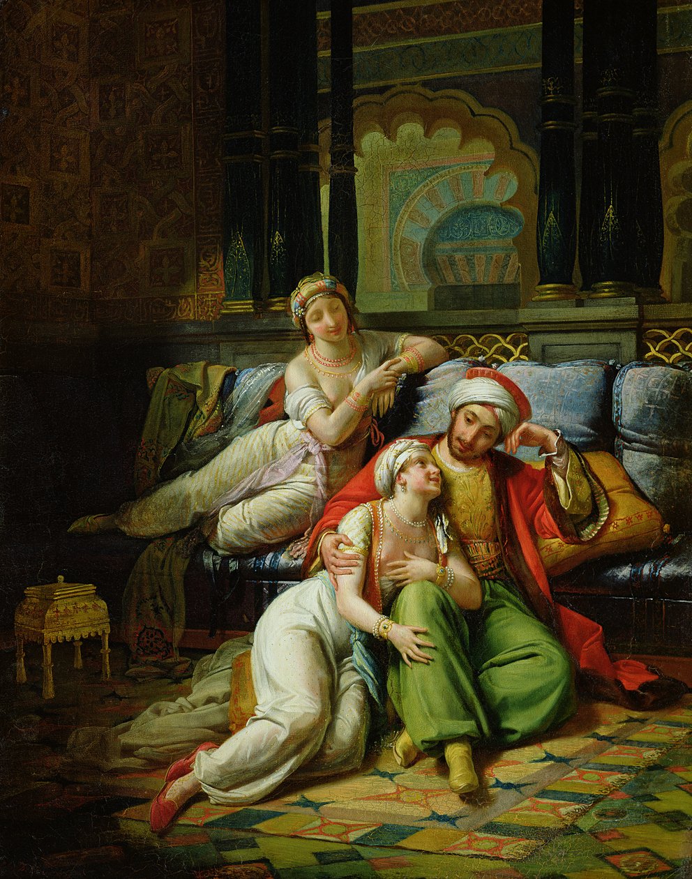 Šeherezáda (olej na plátně) od Paul Emile (1794 1874) Detouche