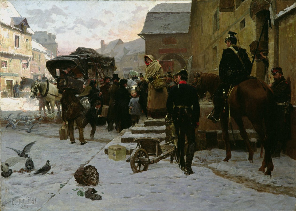 Ball of Suet, 1884 od Paul Émile Boutigny