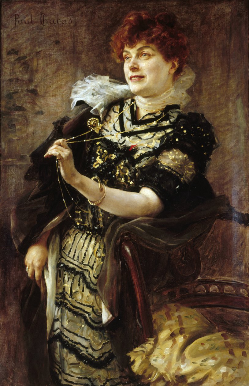 Portrét Daniela Lesueura 1860-1921, cca 1896. od Paul Emile Chabas