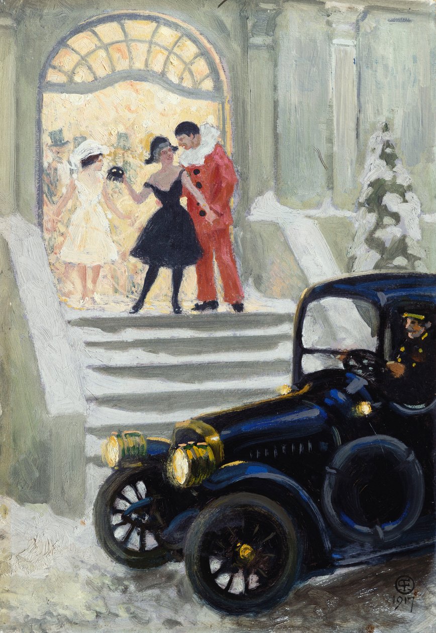 Po plese, 1917 od Paul Fischer