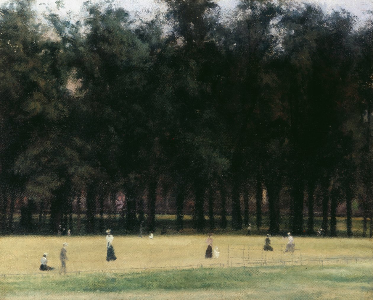 Kensington Gardens (olej na plátně) od Paul Fordyce Maitland