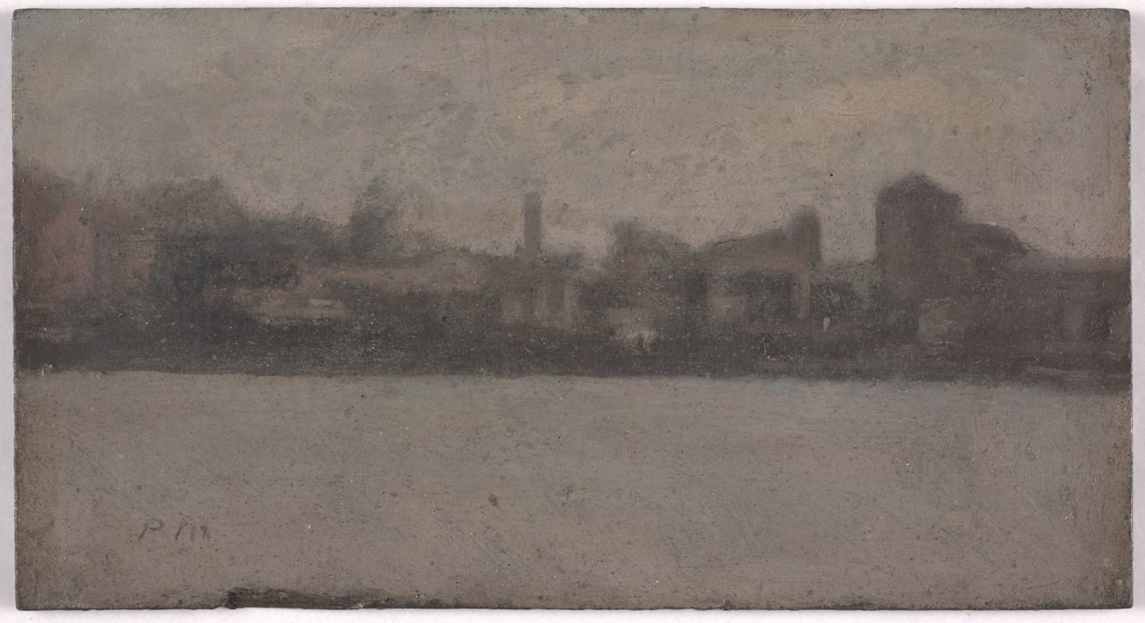 Temže v Battersea (olej na desce akademie) od Paul Fordyce Maitland