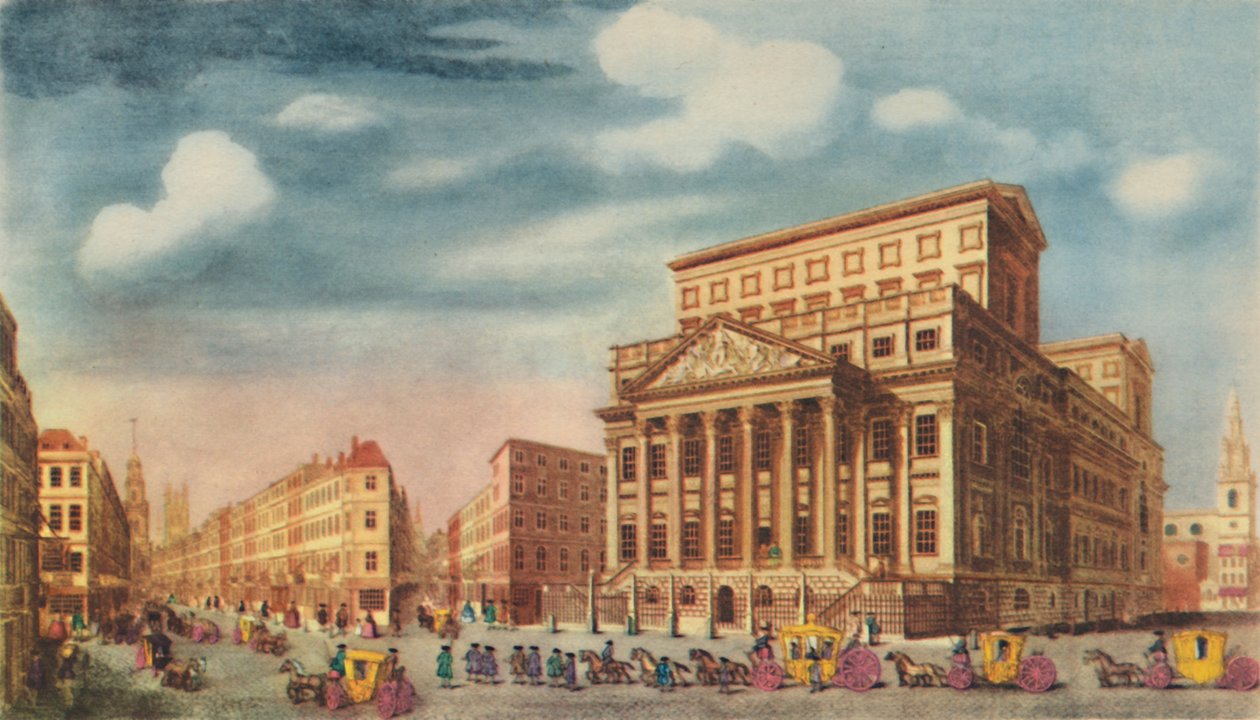 The Lord Mayors Mansion House, 1745, 1948. od Paul Fourdrinier
