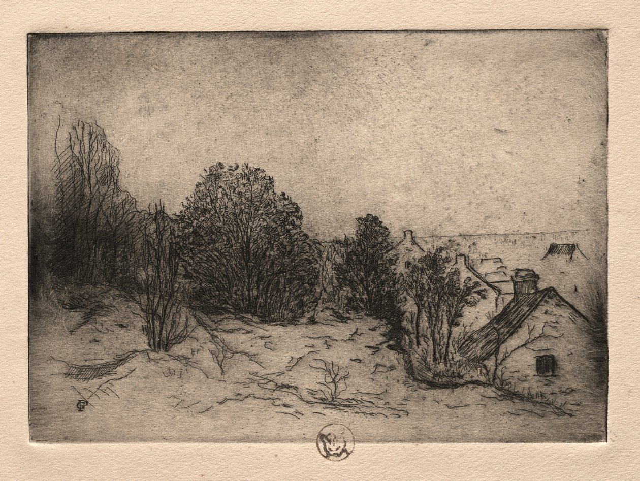 Six Etchings: Vesnots, Auvers on the Oise, 1895. od Paul Gachet
