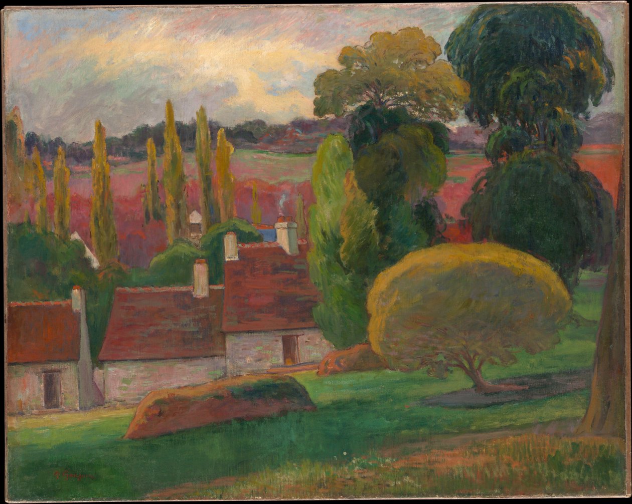 Statek v Bretani od Paul Gauguin