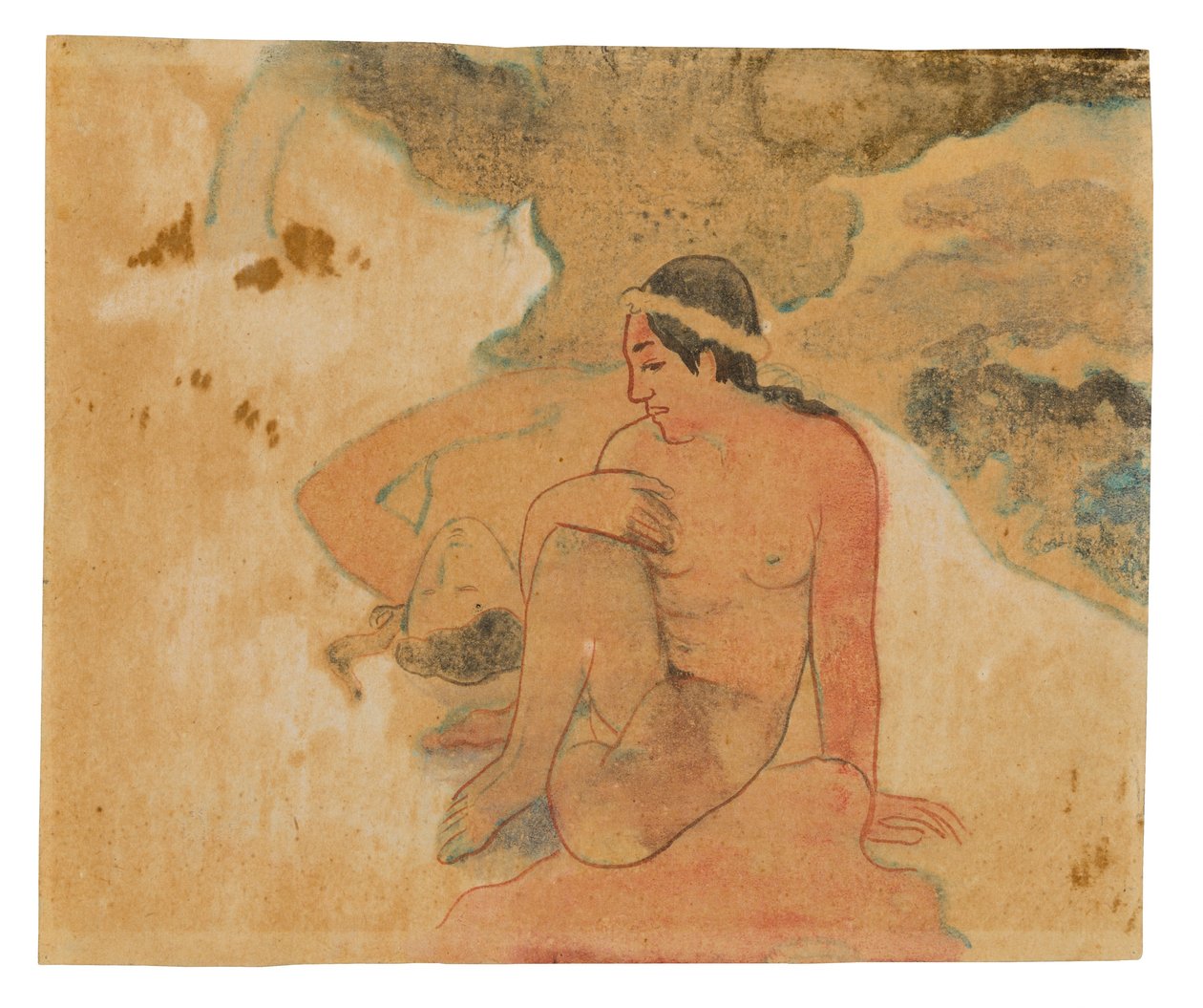 Aha oe feii? (Cože! Žárlíš?) od Paul Gauguin