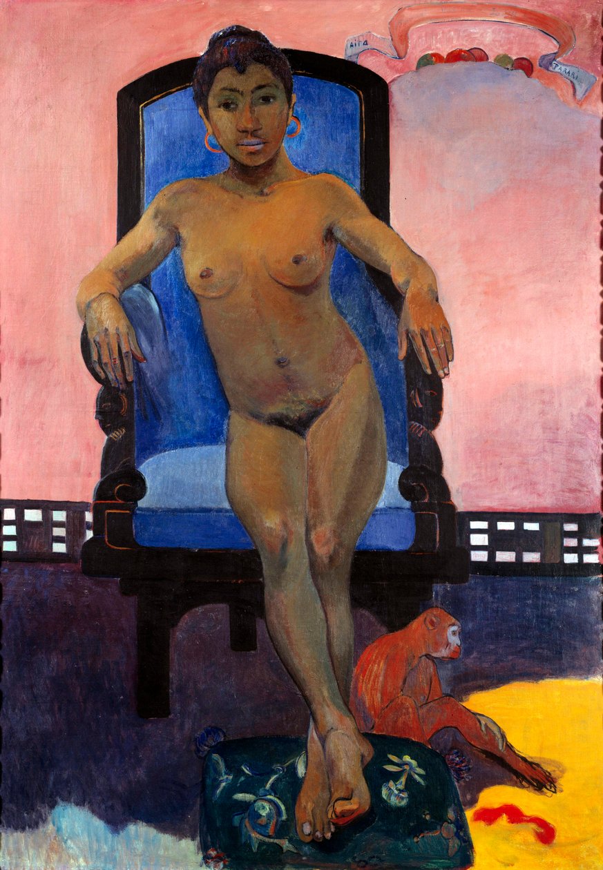 Rita Judith Te Parri, Portrét Annah Javanese, malba Paula Gauguina (18-1904) od Paul Gauguin