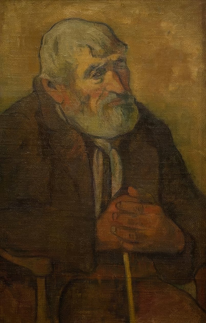 Starý muž s holí od Paul Gauguin