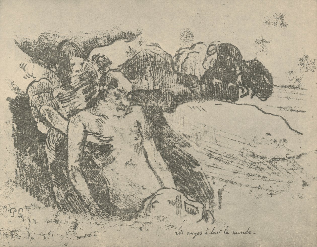 Andělé pro všechny, 1936 od Paul Gauguin