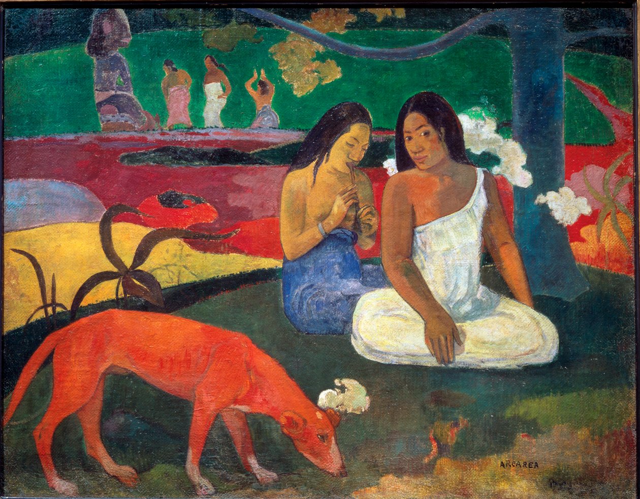 Areaarea nebo The Red Dog od Paul Gauguin