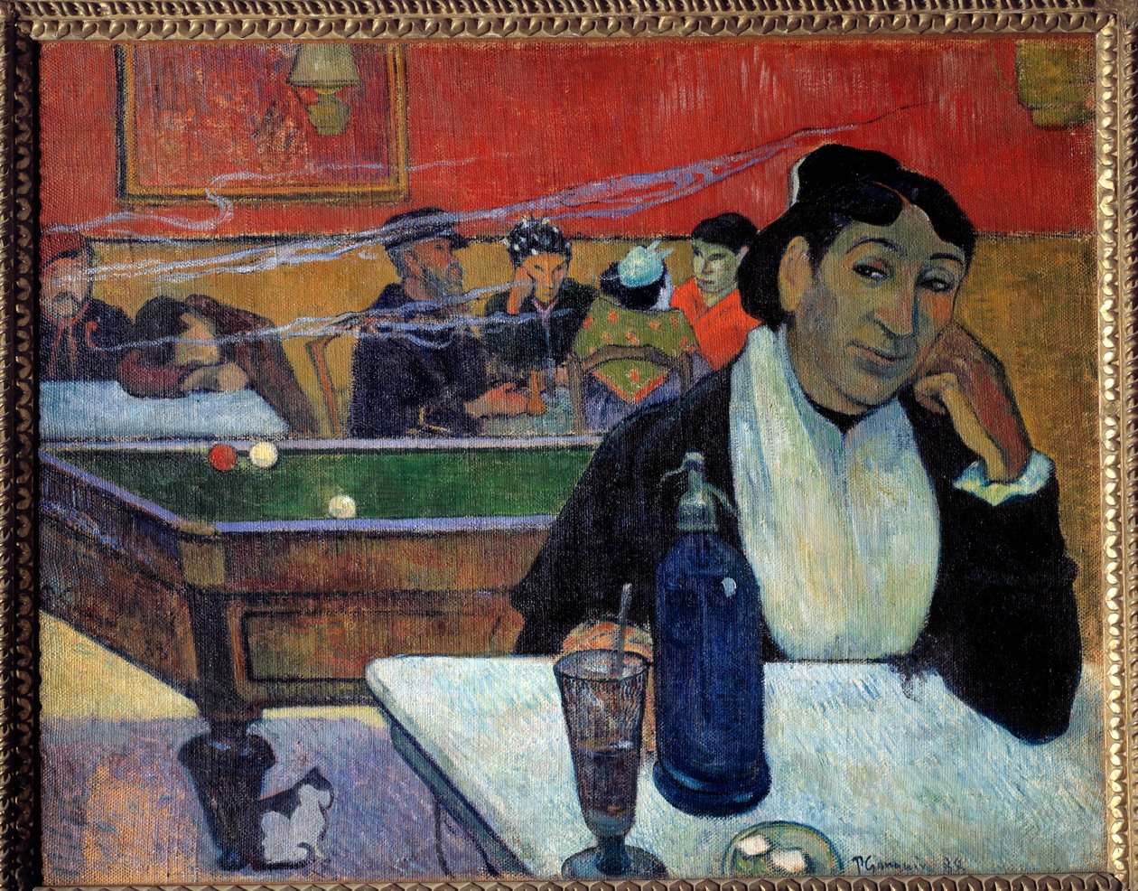 V kavárně (Arles) Obraz Paula Gauguina (1848-1902) 1888 Moskva. Puškinovo muzeum od Paul Gauguin