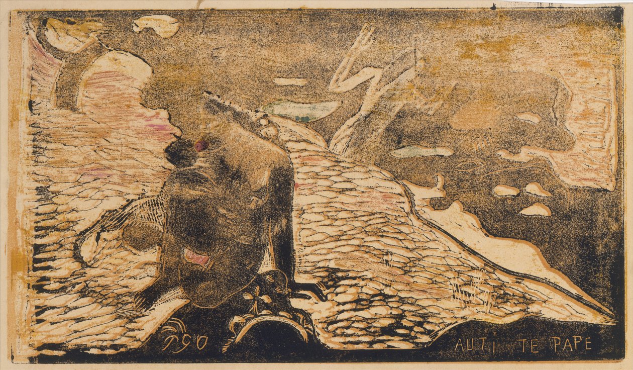 Auti Te Pape od Paul Gauguin