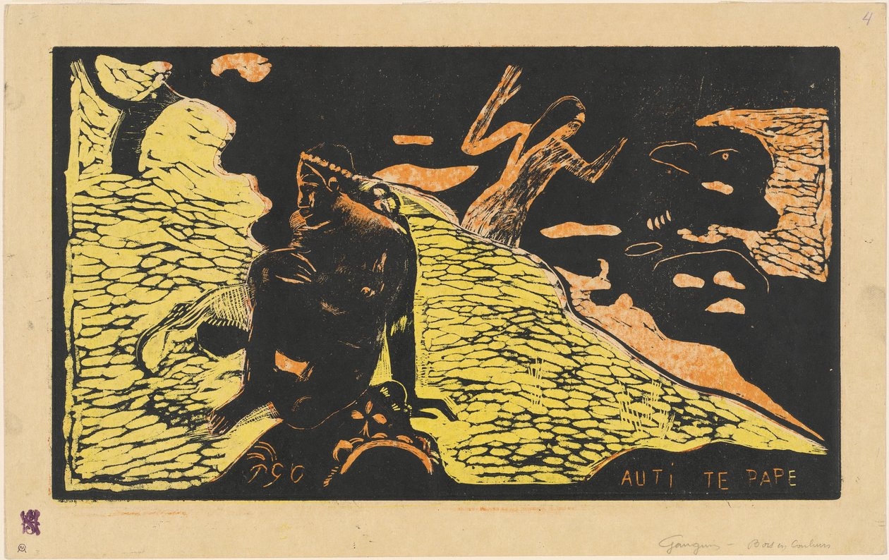 Auti te Pape (Ženy u řeky) od Paul Gauguin