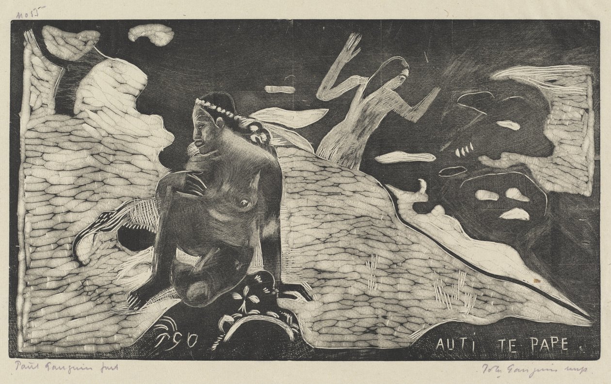 Auti te Pape (Ženy u řeky) od Paul Gauguin
