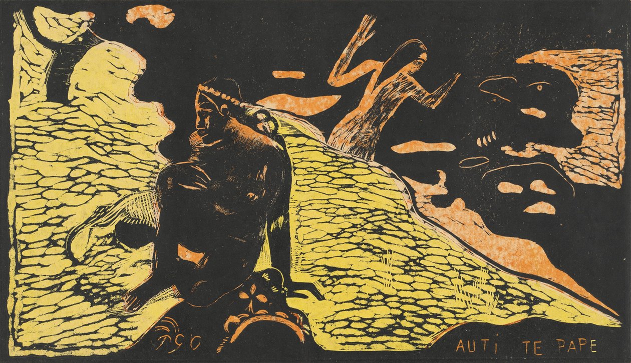 Auti te Pape ženy u řeky, 18941895. od Paul Gauguin