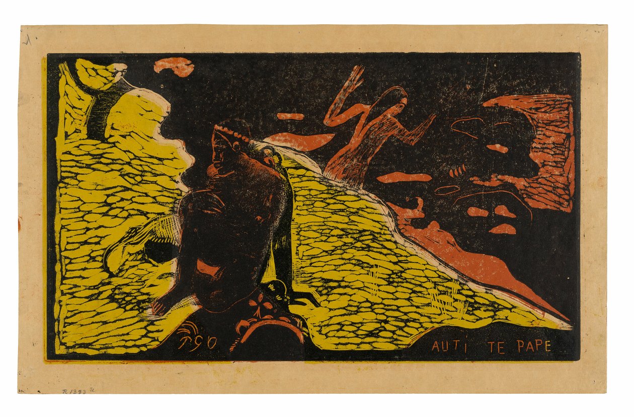 Auti te pape (Ženy u řeky), z Noa Noa Suite od Paul Gauguin