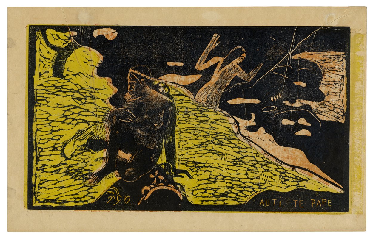 Auti te pape (Ženy u řeky), z Noa Noa Suite od Paul Gauguin