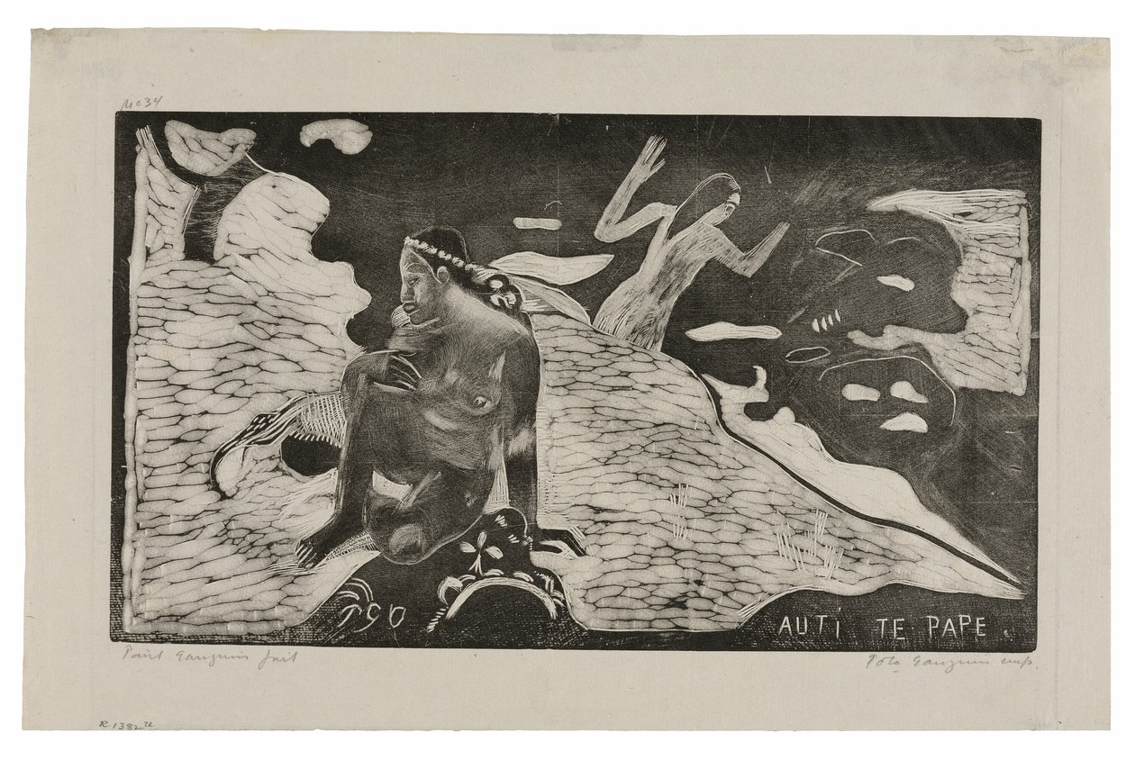 Auti te pape (Ženy u řeky) z Noa Noa Suite od Paul Gauguin