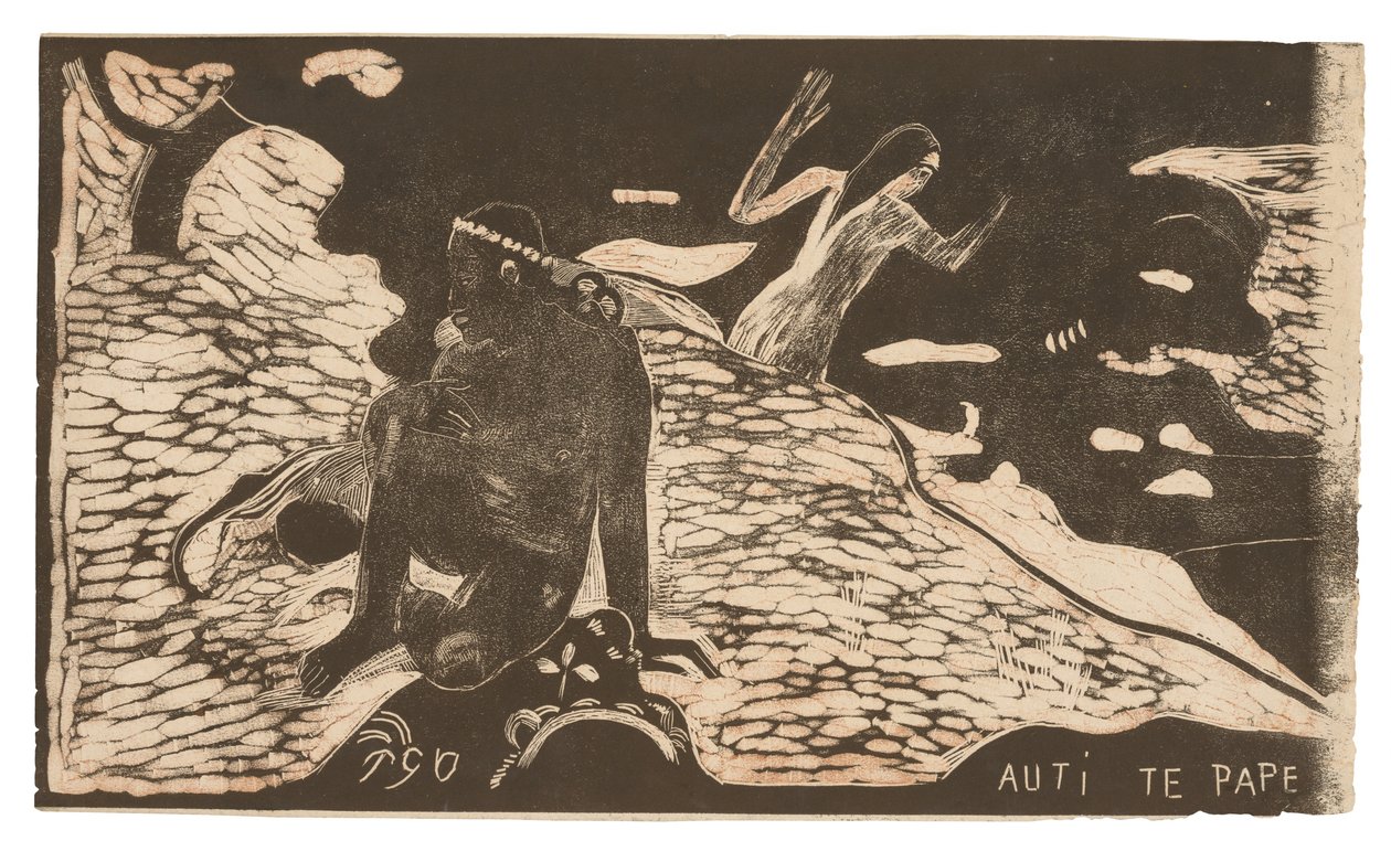 Auti te pape (Ženy u řeky), z Noa Noa Suite od Paul Gauguin
