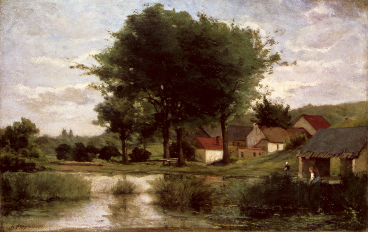 Podzimní krajina, 1877 od Paul Gauguin