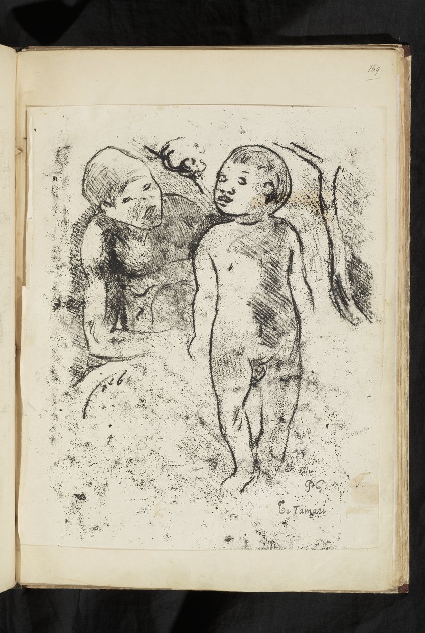 Před a po - Te tamari („Dítě“) od Paul Gauguin