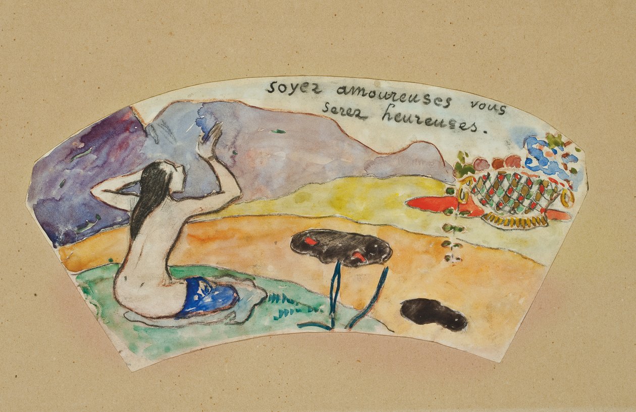 „Buď v lásce, budeš šťastný“ od Paul Gauguin