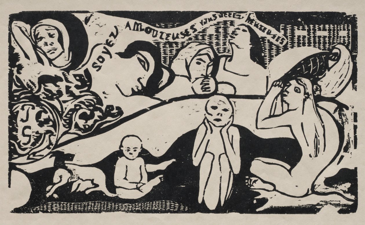 Buďte zamilovaní a budete šťastní. od Paul Gauguin