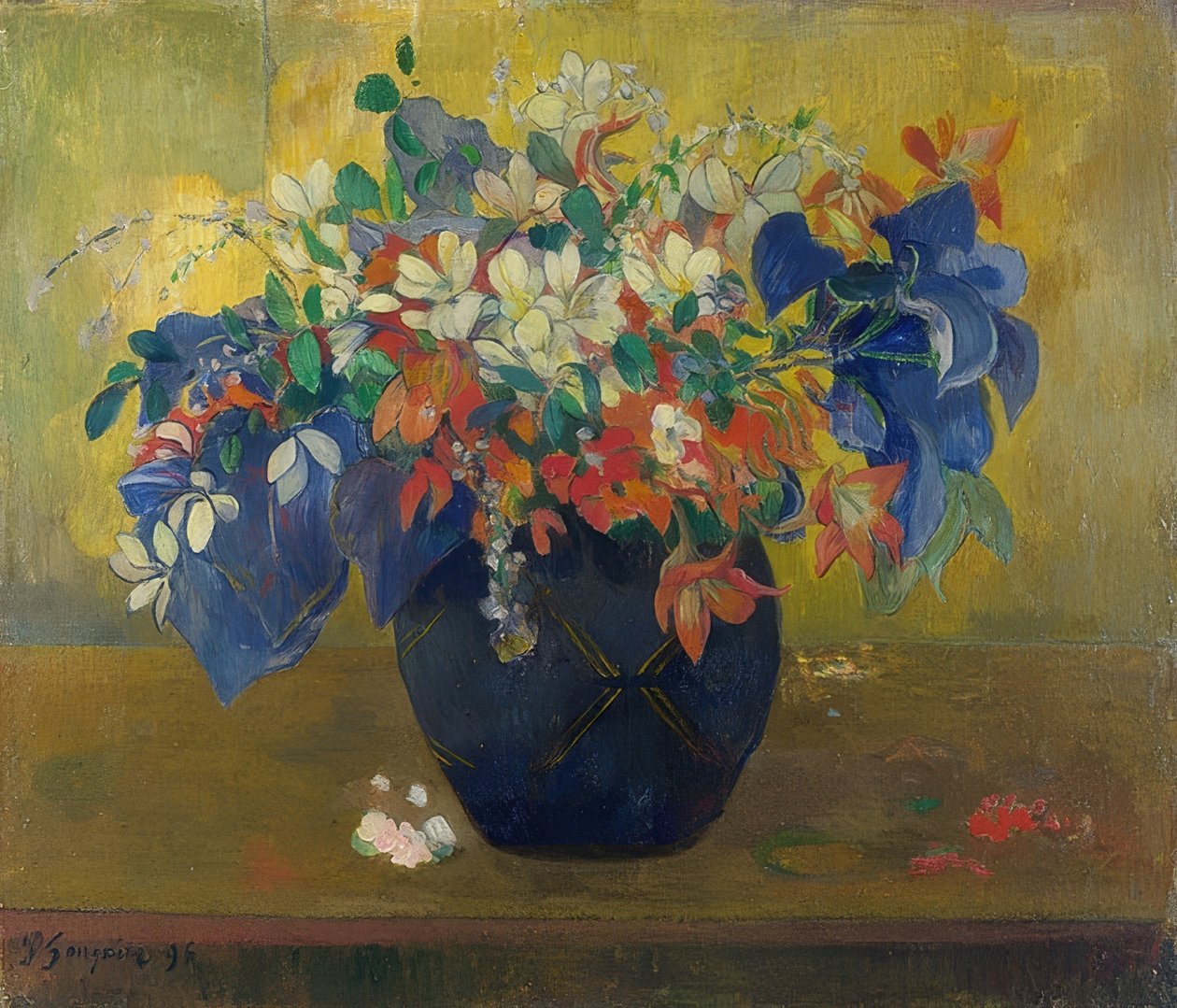 Květiny ve váze 1896 od Paul Gauguin